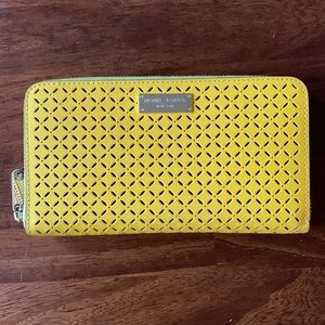 Henri Bendel Yellow Wallet Like New